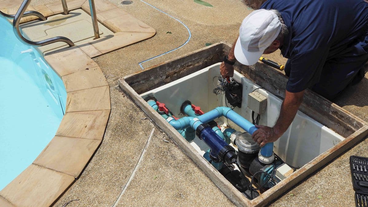 Local technique de piscine
